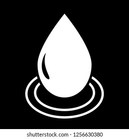 Vector illustration of raindrops, water drops