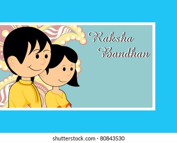 vector illustration for rakshabandhan celebration