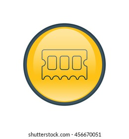 Vector illustration of RAM icon