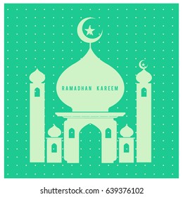 Vector illustration for Ramadan with colorful elements and mosque. Islamic Celebration Poster and advertising. Logo and Icon Ramadan Celebration.