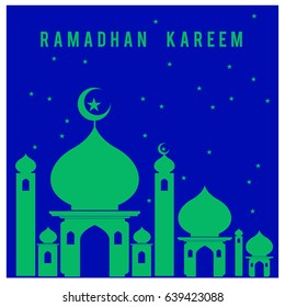 Vector illustration for Ramadan with colorful elements and mosque. Islamic Celebration Poster and advertising. Logo and Icon Ramadan Celebration.