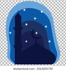 Vector Illustration of ramadan greeting or happy ed mubarak, Business Concept, Ramadan Concept, Ramadan Kareem, Flat Design