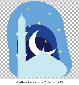 Vector Illustration of ramadan greeting or happy ed mubarak, Business Concept, Ramadan Concept, Ramadan Kareem, Flat Design