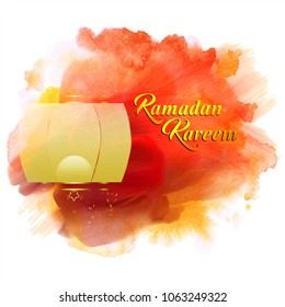 Vector illustration for Ramadan Kareem celebration.