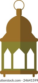Ilustración vectorial de Ramadan Kareem Lantern. en estilo plano.