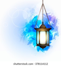 Vector Illustration Ramadan Kareem Lantern.