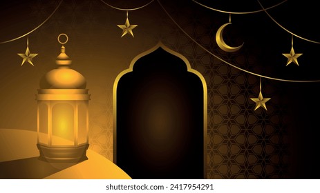 Vektorgrafik Ramadan Kareem, islamischer Hintergrund.