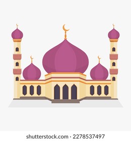 vector illustration of ramadan mosque