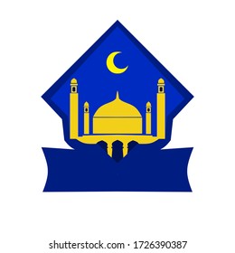 Vector illustration, Ramadhan Kareem greeting card design.