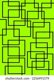 vector illustration of a random checkerboard pattern in black on a light green background