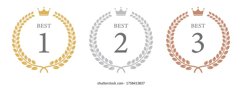 Vector Illustration Of Ranking Decoration.