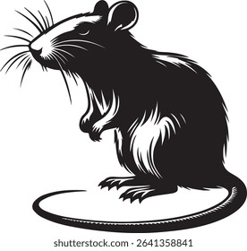 vector illustration of A Rat