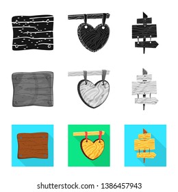 Vector illustration of raw  and forest  logo. Set of raw  and hardwood vector icon for stock.