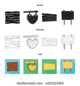 Vector illustration of raw and forest logo. Set of raw and hardwood stock symbol for web.
