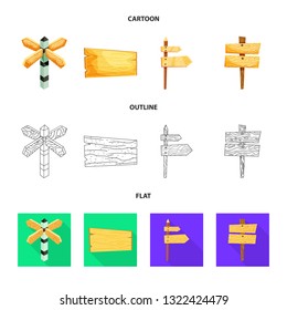 Vector illustration of raw  and forest  sign. Collection of raw  and hardwood vector icon for stock.