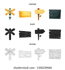 Vector illustration of raw  and forest  symbol. Set of raw  and hardwood stock vector illustration.