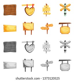Vector illustration of raw  and forest  symbol. Set of raw  and hardwood stock vector illustration.