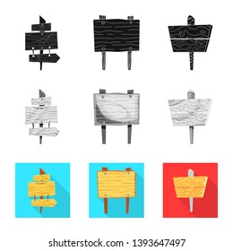 Vector illustration of raw  and forest  symbol. Set of raw  and hardwood stock vector illustration.