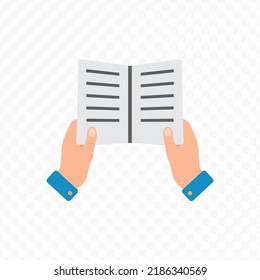 Vector illustration of read. Colored vector for website design .Simple design on transparent background (PNG).