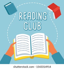 Vector Illustration of Reading Club