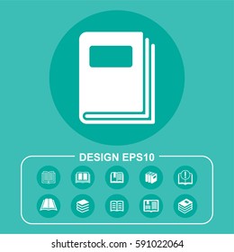 Vector Illustration Reading Icon