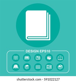 Vector Illustration Reading Icon