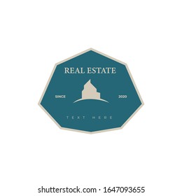 Plantillas de logotipo de propiedades inmobiliarias Vector Illustration. Puede usar icono, emblema, pegatina, diseño de etiquetas. Moderno, minimalista, elegante.