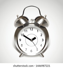 Vector illustration of realistic clock.