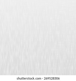 Vector illustration of realistic linen texture. White fabric