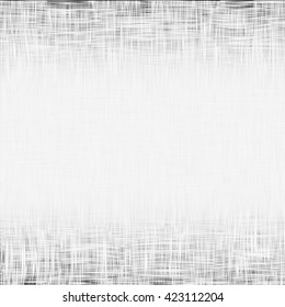 Vector illustration of realistic linen texture.Gray background