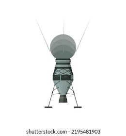 Vector Illustration realistic of satellite.