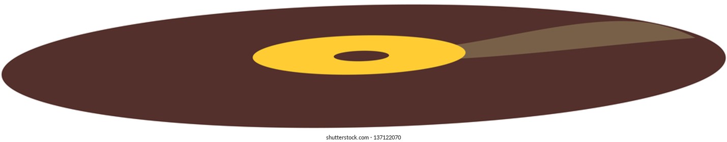 Vector illustration of a record