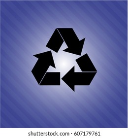 Vector Illustration of Recycle icon vector illustration
