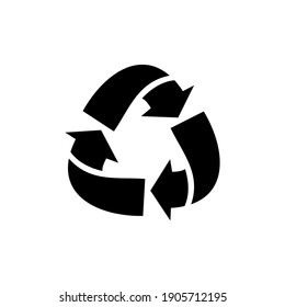 Vector illustration of recycle mark.