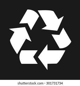 vector illustration recycle symbol 