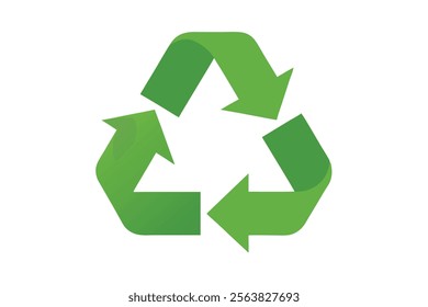 Vector Illustration of Recycling Symbol for Eco-Friendly Designs.perfect for promoting eco-friendly practices, sustainability, and environmental awareness.