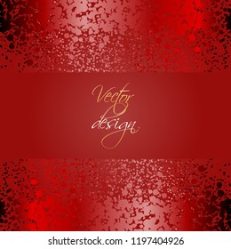 Vector illustration of Red abstract background. Vector design