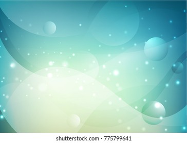Vector illustration of red abstract background with blurred magic neon light curved lines