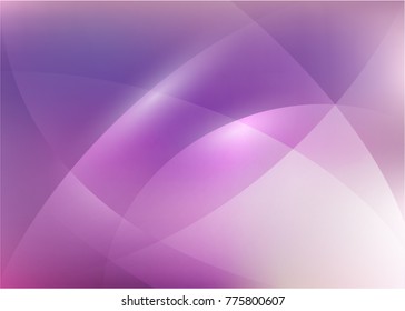 Vector illustration of red abstract background with blurred magic neon light curved lines