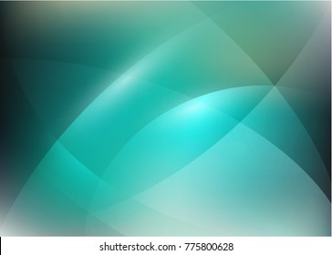 Vector illustration of red abstract background with blurred magic neon light curved lines