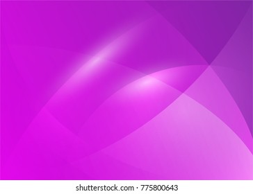 Vector illustration of red abstract background with blurred magic neon light curved lines