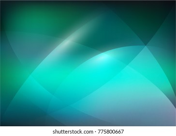 Vector illustration of red abstract background with blurred magic neon light curved lines