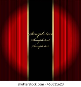 Vector illustration of Red background.