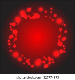 Vector illustration of Red black abstract background.