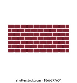 vector illustration of a red brick wall

