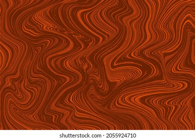 Ilustración vectorial del fondo de textura de ladrillo rojo y líneas onduladas