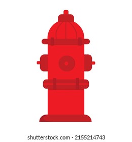 vector illustration red fire hydrant