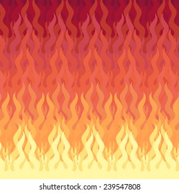 vector illustration of the red flame background