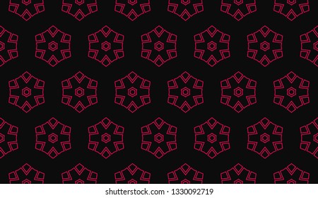 Vector illustration red geometric abstract background