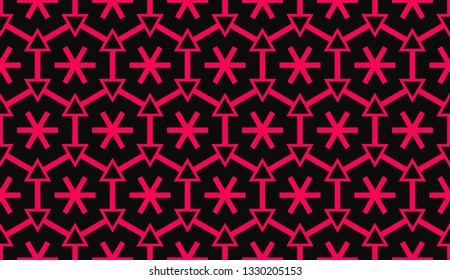 Vector illustration red geometric abstract background
